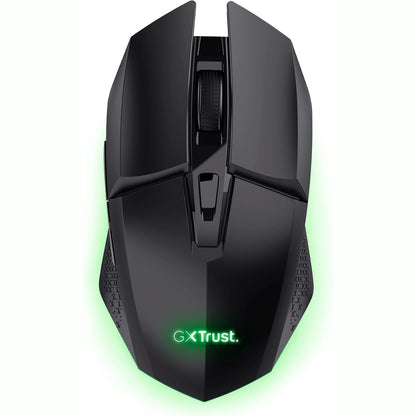 266770 - TRUST GAMING Maus pa tel GXT 110 Felox, 80 orë jetëgjatësi baterie, 800-4800 DPI, ndriçim LED, 6 butona, RGB, për kompjuter, laptop, Windows - i zi