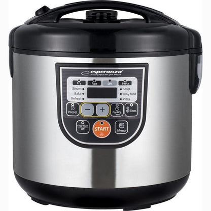 281039 - Tenxhere Multicooker Esperanza Cooking Mate, 850W, argjendtë (EKG011)