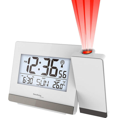 227581 - TECHNOLINE Orë alarmi me radio WT538w e bardhë 15 cm x 9 cm x 1.5 cm