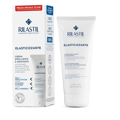 271553 - RILASTIL Krem elastikues, trajtim ditor tonifikues, hidratues dhe zbutës me ADN natriumi, aminoacide esenciale dhe vitamina, 200 ml