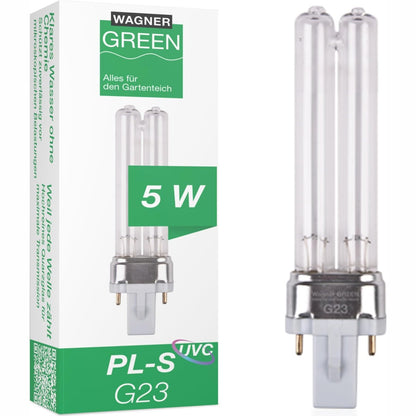 257600 - WAGNER Green UVC G23 PL-S llambë zëvendësuese për filtra pellgjesh, 5 vat