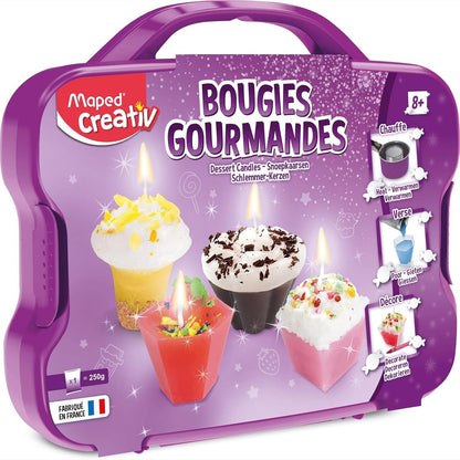274093 - MAPED CREATIV Kit për Prodhimin e Qirinjve Gourmet për Fëmijë 8+ Vjeç - Aktivitet Artizanal, 18 copë