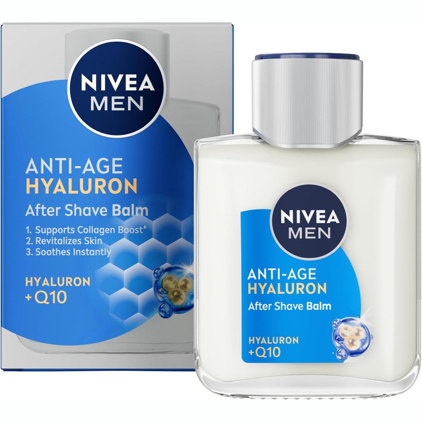 272426 - NIVEA MEN Balsam Pas Rroje, 100 ml, Anti-Age Hyaluron, Balsam Hidratues për Lëkurë të Pjekur