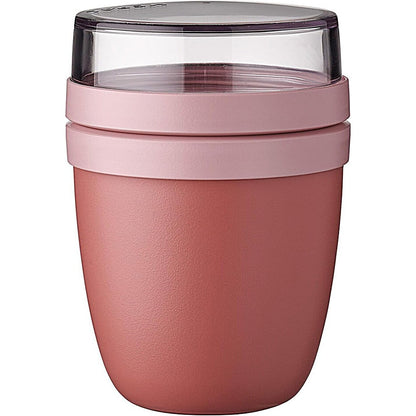 263353 - Mepal Filxhan Musli 300 ml + 120 ml, i përshtatshëm për ngrirje, mikrovalë dhe lavastovilje, Vivid Mauve