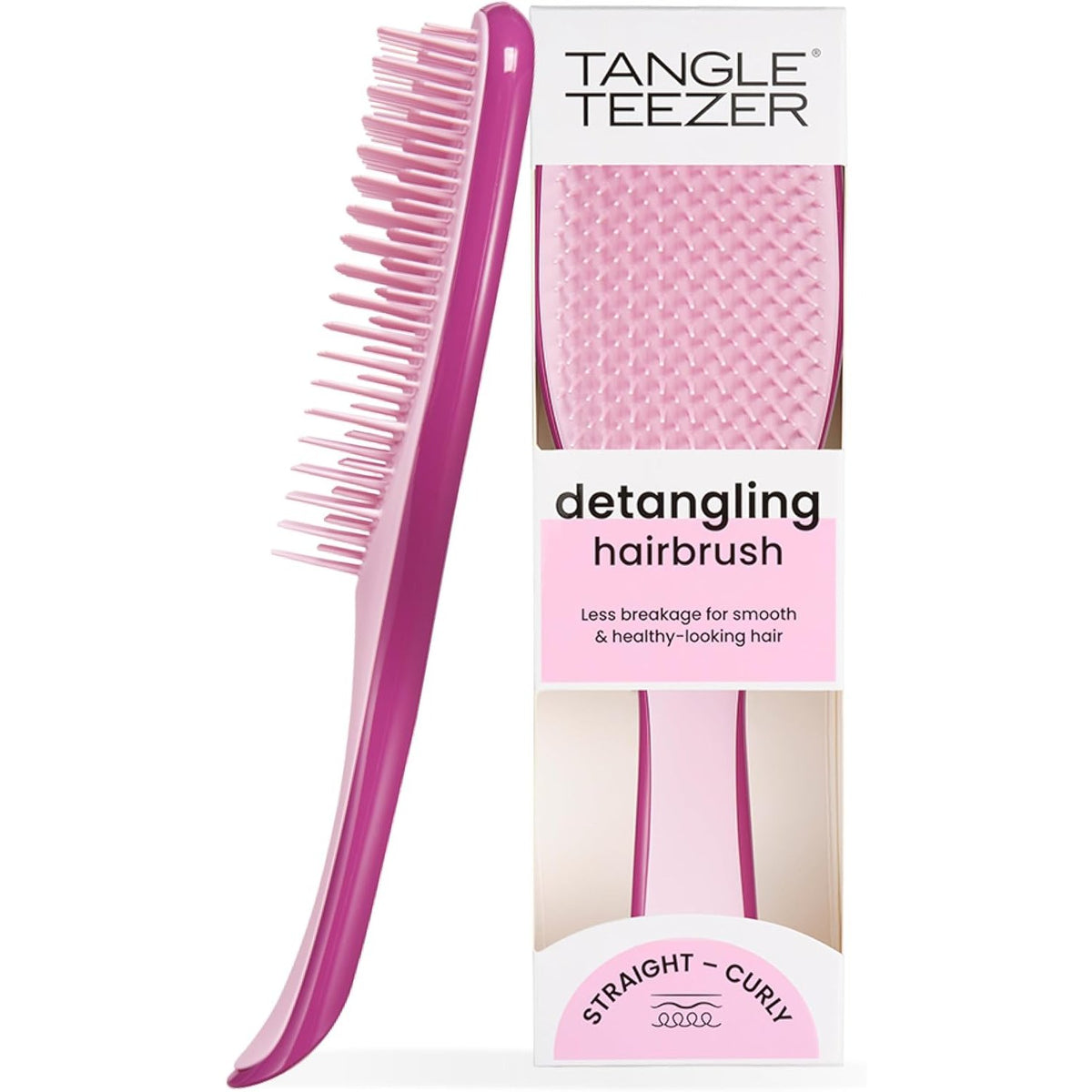 317685 - TANGLE TEEZER Furçë flokësh Ultimate Detangler - Për flokë të lagur dhe të thatë - Mjedër e kuqe