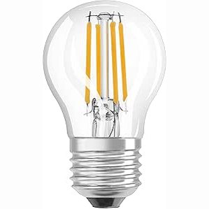 169142 - LEDVANCE Llambë LED E27 me Formë Mini-Sfere, Dizajn Filamentesh, WiFi 4W (470 lumen), Zëvendëson Llambën Inkandeshente 60W, me Errësim, Ngjyra e Bardhë e Ngrohtë, e Pajtueshme me Alexa dhe Google Assistant, Njësi në Pako