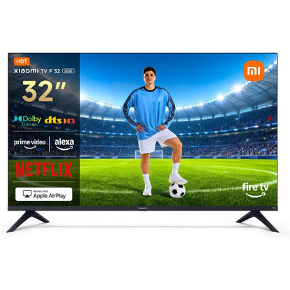 267663 - XIAOMI TV F 32, 32 inç (81 cm), HD, Smart TV, Fire TV, Triple Tuner DVB-C/S/S2/T/T2, Dolby Audio, DTS Virtual:X, DTS-HD, kontroll zëri Alexa, kompatibël me Apple AirPlay