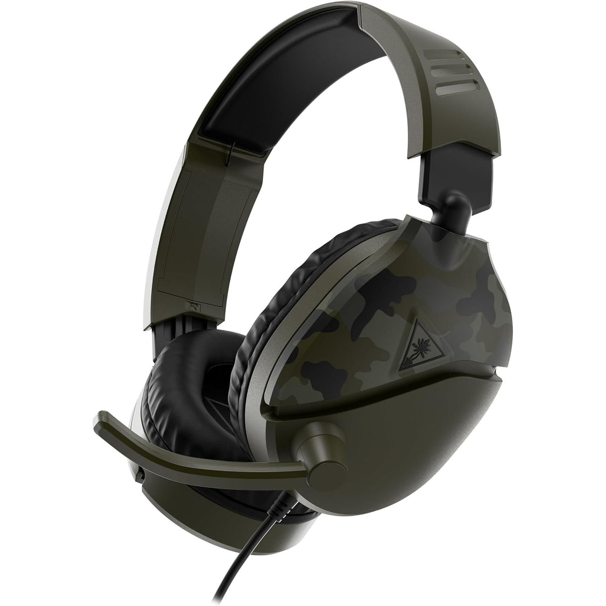 295817 - TURTLE BEACH - Kufje për Lojëra Recon 70 - Kamuflazh të Gjelbër - Përdorim për Xbox Serie X|S, Xbox One, PS5, PS4, PC