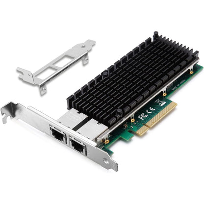 319598 - XZSNET Kartë Rrjeti 10Gb PCIe për Intel X540-T2, Kartë LAN 10G me Kontrollues Intel X540, 2 Porta RJ45, Adaptues Ethernet PCI Express x8, E pajtueshme me Windows/Windows Server/Linux/Freebsd