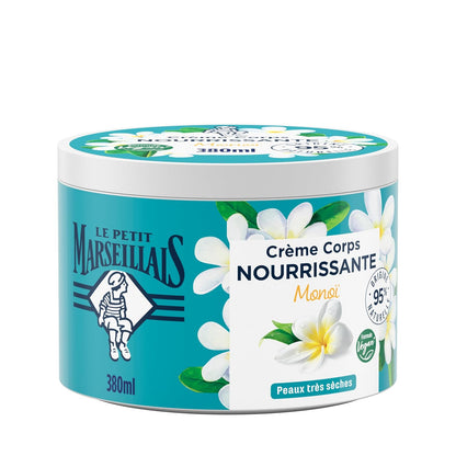 297697 - LE PETIT MARSEILLAIS Krem ushqyes për trupin me lule tiare, 380 ml