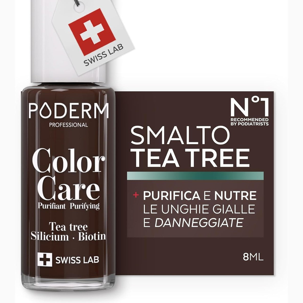 336567 - PODERM Manikyr me Tree Çaji - Kafe | 8 ml - Swiss Lab