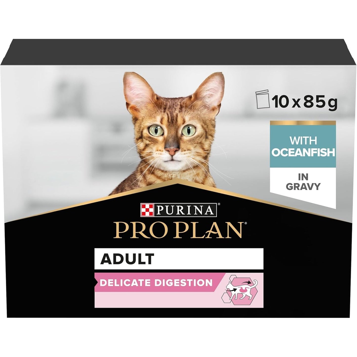 213355 - PURINA PRO PLAN Ushqim i plotë për mace të rritura, 4 x (10 x 85g)