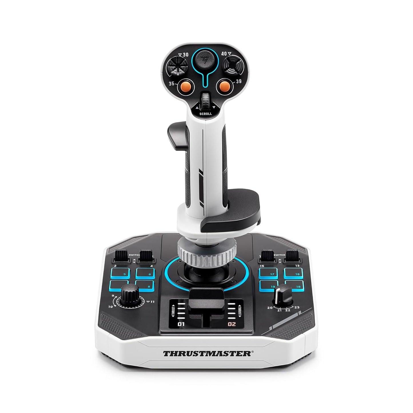 267661 - THRUSTMASTER Sol-R 1 Flightstick, joystick për simulim fluturimi për PC, teknologji magnetike (HEART), 21 butona veprimi, dizajn ergonomik