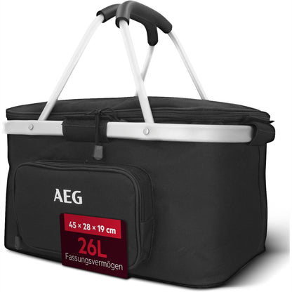312553 - AEG Automotive Çantë frigoriferike KS26, 26 litra, shportë blerjesh e izoluar