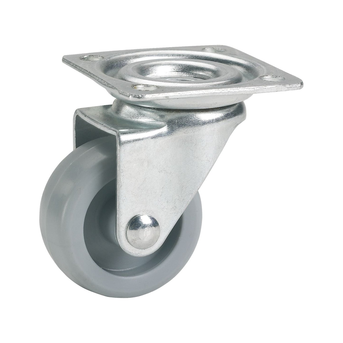 322805 - DÖRNER + HELMER Rrotullues mobiljesh, 36 mm x 15 mm, rrotë plastike, kapacitet ngarkese 35 kg, pllakë 42 mm x 42 mm, pa frenë