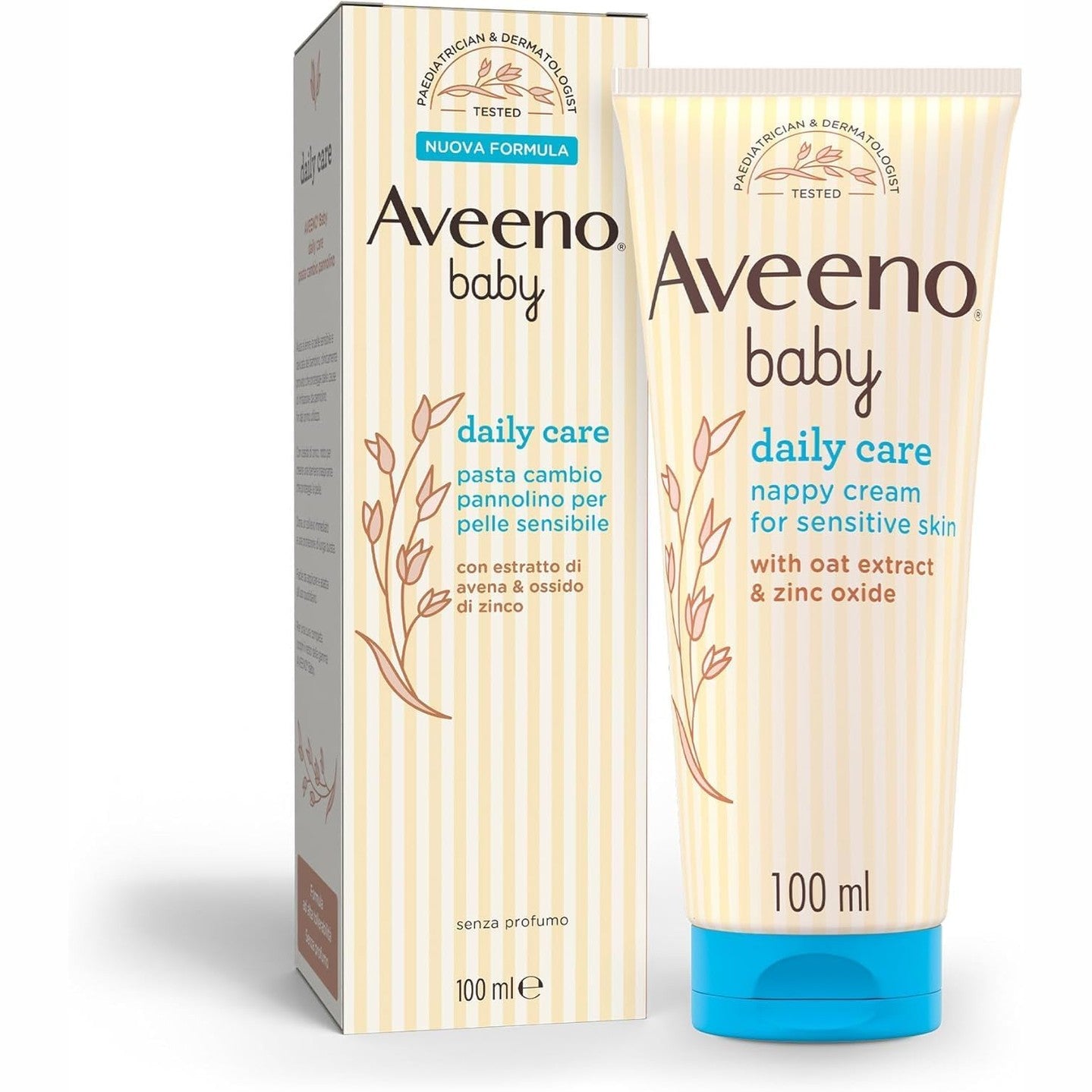 322001 - AVEENO BABY Daily Care Pastë për Ndërrimin e Pelenave, 100ml
