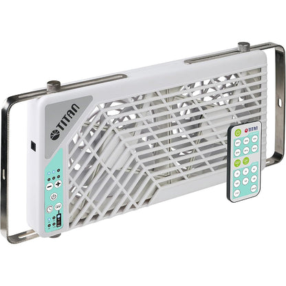 255048 - TITAN Ventilator çatie, 12V DC, 140 mm, i dyfishtë, i kthyeshëm, kontroll pa tel