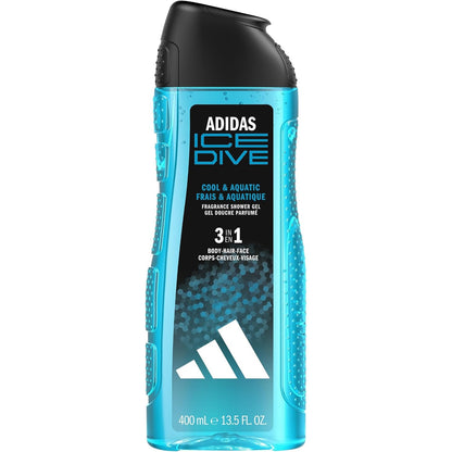 302606 - ADIDAS Xhel dushi 3në1 Ice Dive për të, 400 ml, aromë ujore të freskët