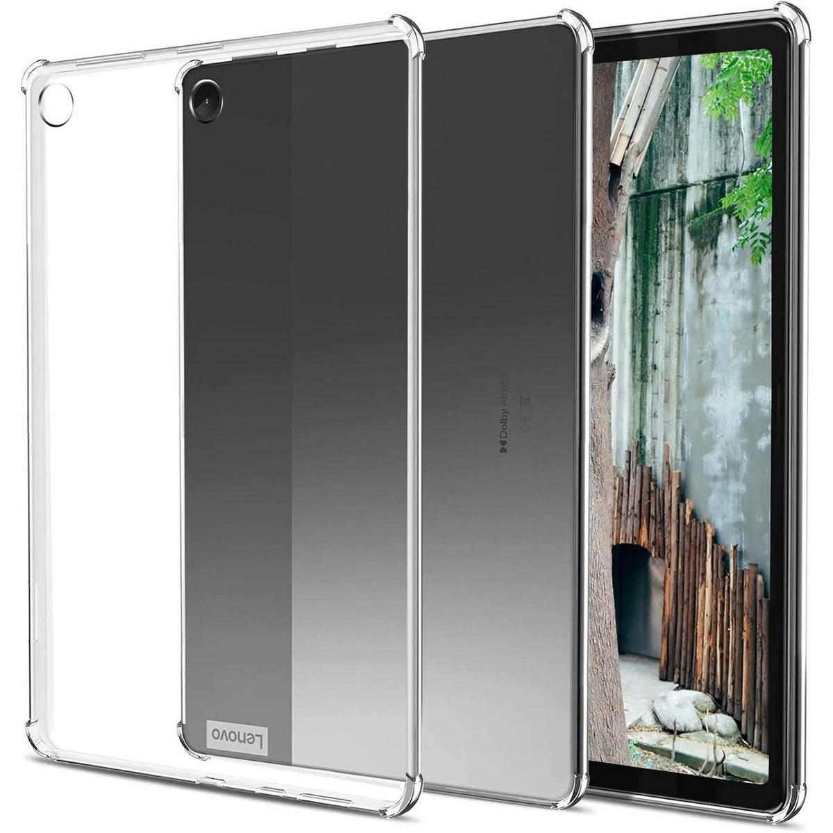300158 - EASYBEE Mbrojtëse për Lenovo Tab M10 (3-të gjenerata) 10.1 inç 2022 TB328, prej silikoni ultra të hollë, transparente