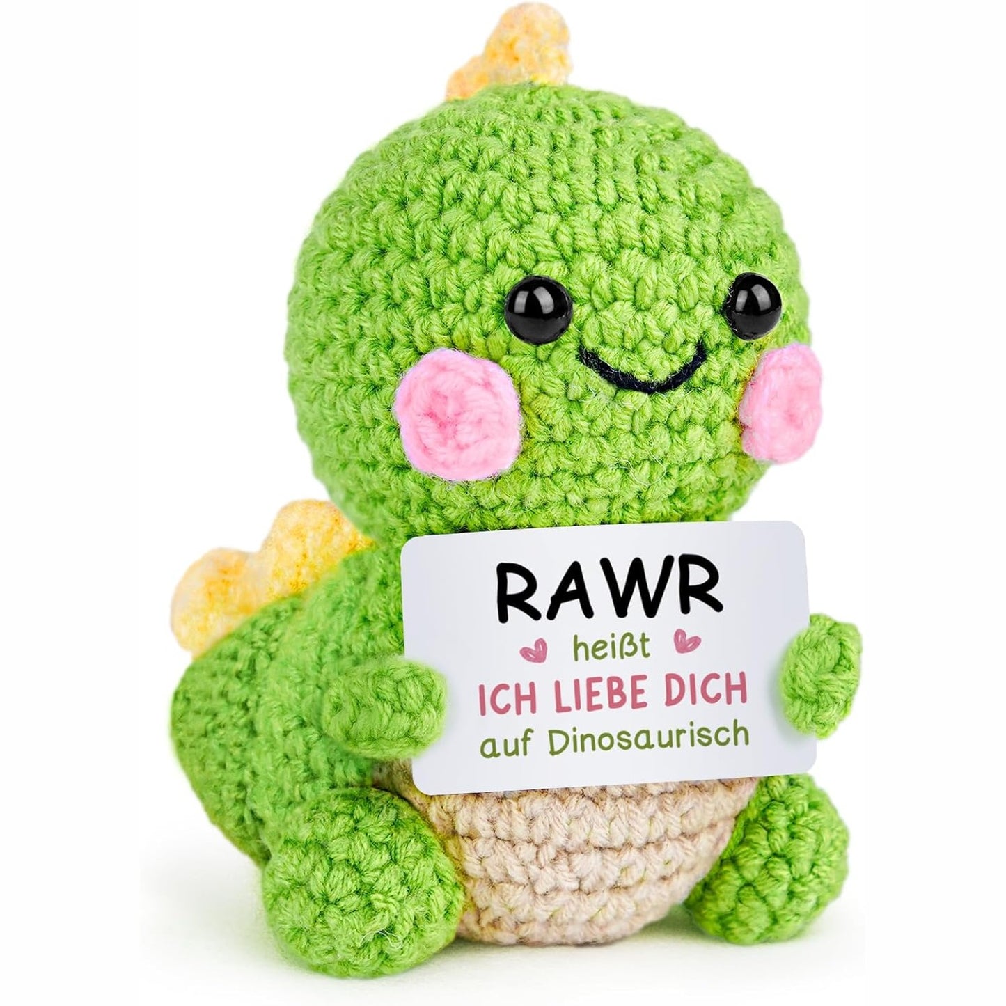 216496 - Dhuratë përvjetori Giftasy - Dino i punuar me grep me dorë, Kartë Energjie, për çiftin, partneren