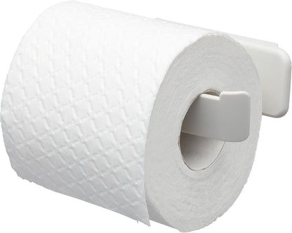 252429 - TIGER Mbajtëse letre higjienike, montim me ngjitje ose vidhosje, plastike, 145x45x81 mm, ngjyra e bardhë
