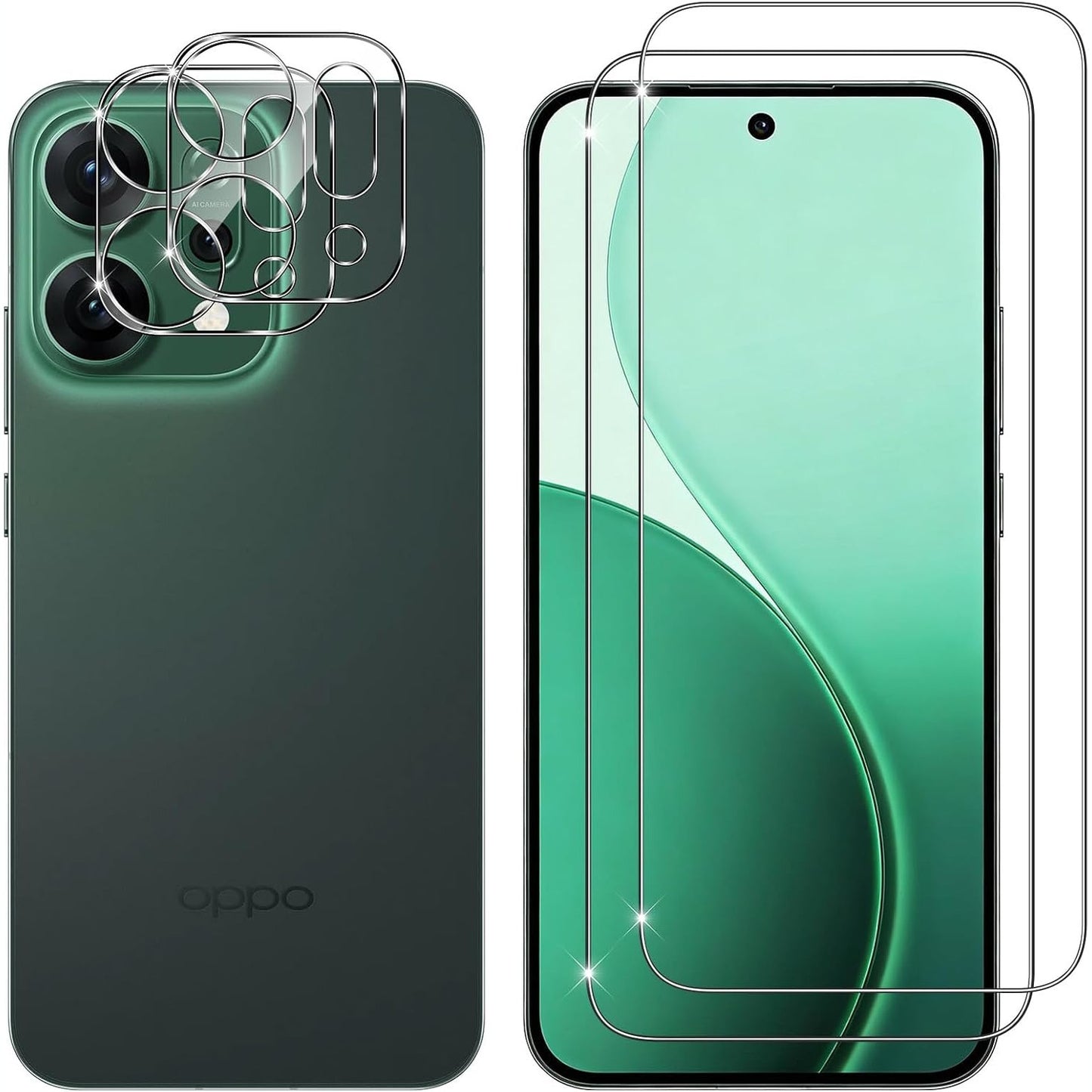 294544 - KOKIO Mbrojtës ekrani prej qelqi të temperuar për iPhone 11 dhe iPhone XR, Ultra-HD, 15.4 cm (6.1 inç), fortësi 9H, 0.33 mm, 4 copë