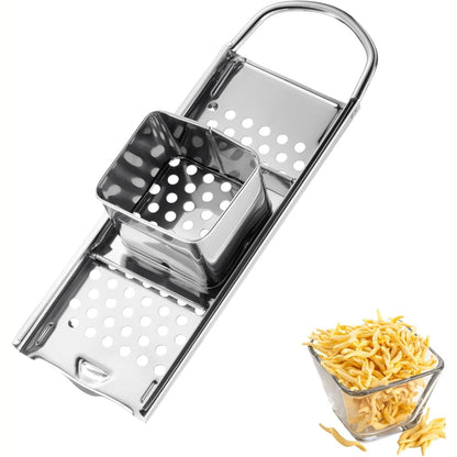 251846 - WESTMARK Spätzle Rende Knöpfle Inox, 31.5 cm, Rende Spätzle Steel inox për Fine Knöpfle & Spätzle, me rrëshqitje rrëshqitëse