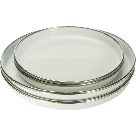 209822 - KRÜGER Pllakë 19041, Seti prej 4 Copëve, Ngjyra e Bardhë Émail