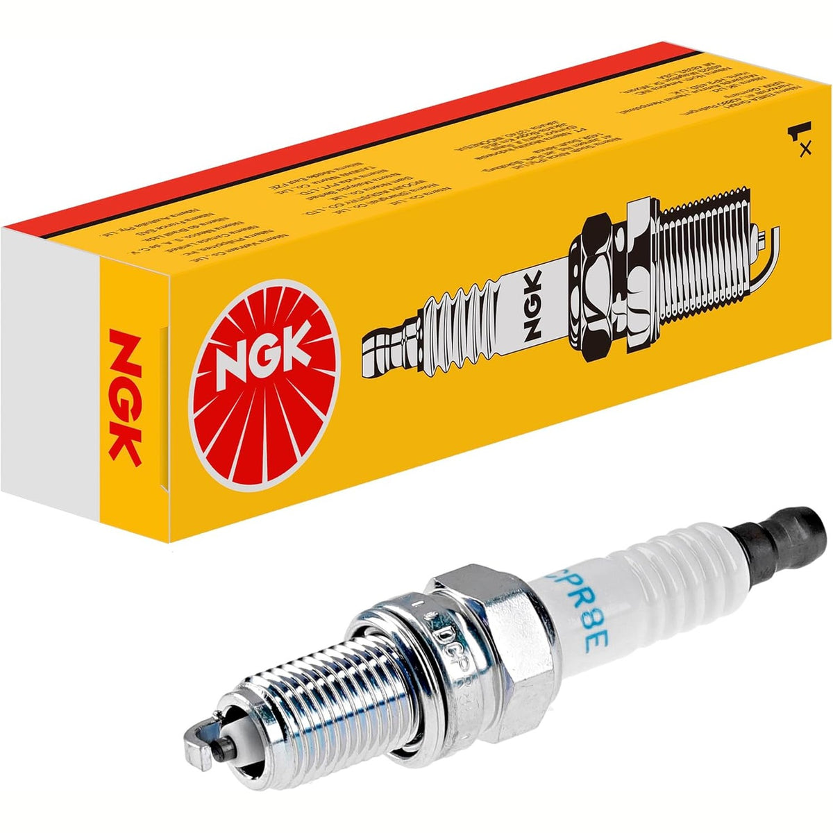 289285 - NGK Kandela DCPR8E, 4339 | Kutia e Verdhë | 1 copë