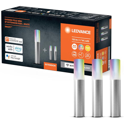 217475 - LEDVANCE Dritë inteligjente kopshti me teknologjinë ZigBee, 16 milionë ngjyra RGB, e rregullueshme nga e bardha e ngrohtë në të bardhën e dritës së ditës (2000-6500K), e kontrollueshme me Alexa, SMART+ ZB Shtyllë kopshti shumëngjyrëshe