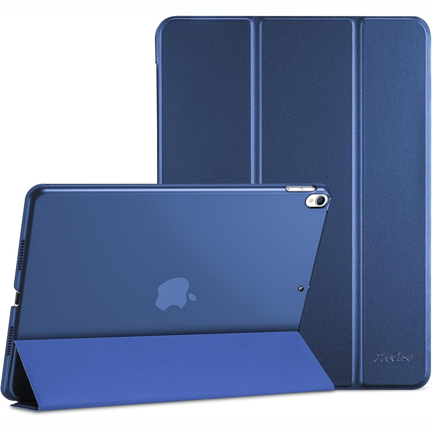 294558 - PROCASE Mbështjellëse për iPad Air 3 2019/iPad Pro 2017 10.5 inç, Mbulesë Ultra e Hollë, Mbrojtëse Transparente, Blu e Errët