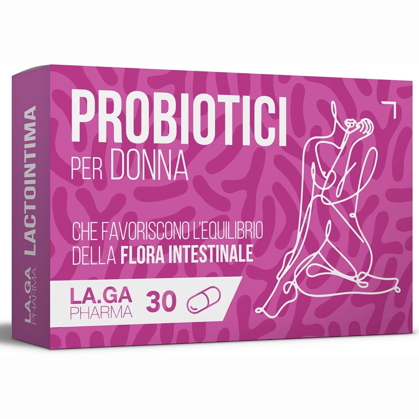 272458 - Probiotikë për Gratë, 30 Kapsula me Lactobacillus Reuteri, Rhamnosus gg, Crispatus dhe Saccharomyces Boulardii