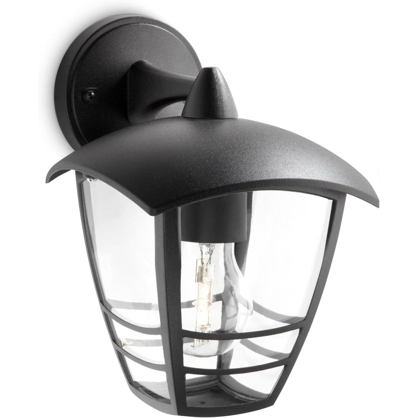 223120 - LLAMË - E jashtme me fanera muri Creek, e zezë, 1 x 60W, 230V, 153813016