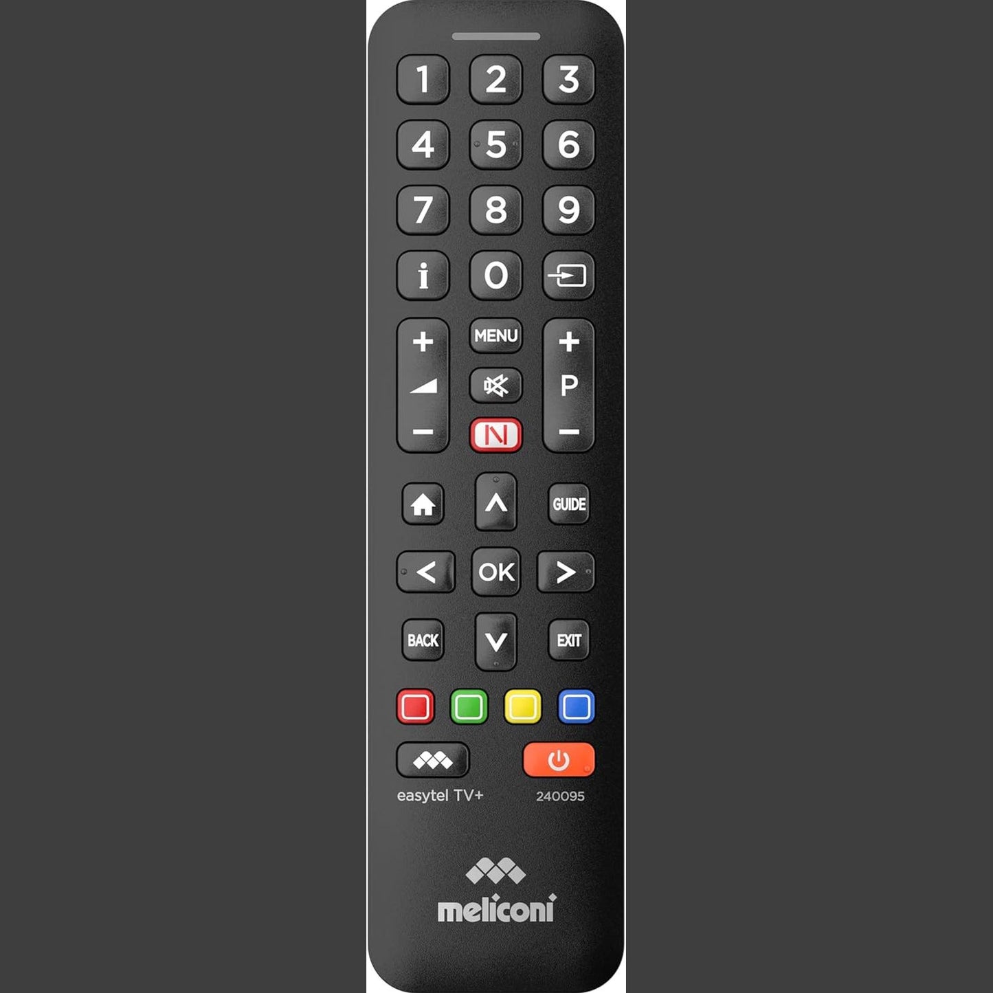 269193 - MELICONI Telekomanda Universale Easytel TV+ për kontrollimin e funksioneve bazë të Smart TV-ve