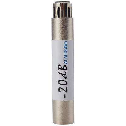 269339 - Pro Signal Përshtatës dobësimi XLR PSG02973, 20 dB, argjend
