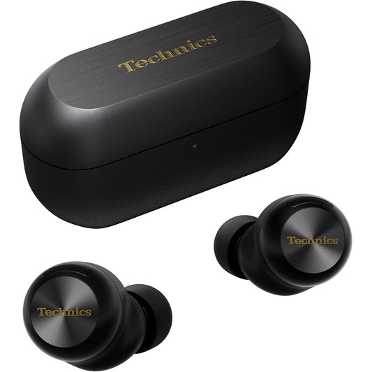 305021 - TECHNICS EAH-AZ100E-K KUFJE PA TEL ME ANULIM ZHURMASH, KUFJE TË REHATSHME NË VESH, BLUETOOTH ME SHUMË PIKA, AI ME FOKUS ZËRI, TË ZEZAT