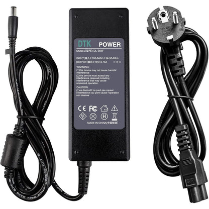 273427 - DTK Furnizim me energji për laptop 19V 4.74A 90W, lidhësi 7.4 x 5.0 mm