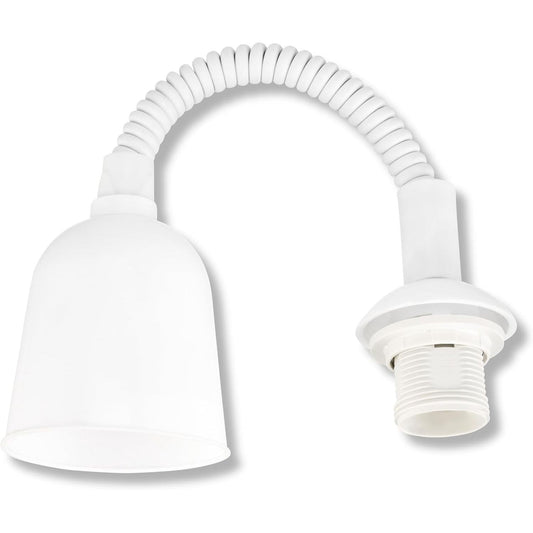 252452 - REV Llambë me Varëse për Ndriçues Tavani, e Zgjatshme 50-130cm, Maks. 5kg, 60W (E27), 230V, e Bardhë