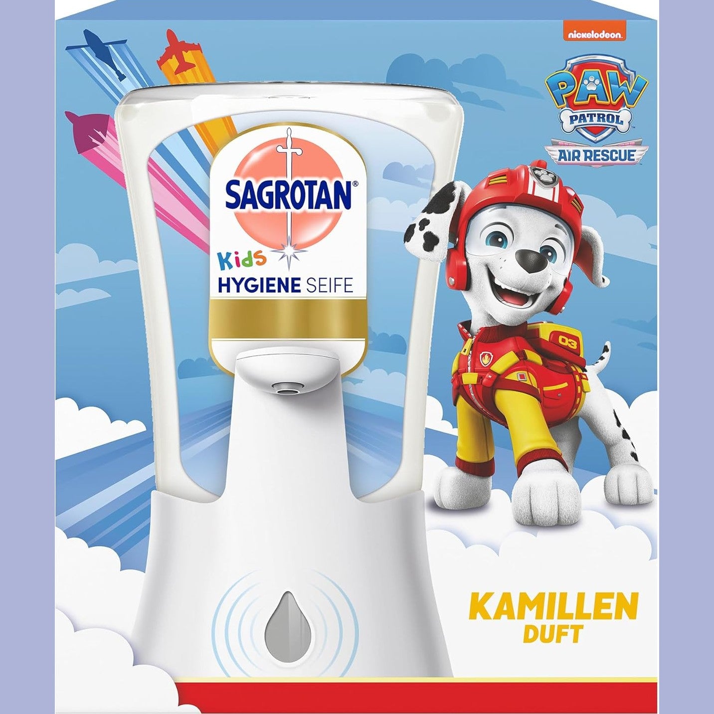 318733 - SAGROTAN Set fillestar për sapun higjienik për fëmijë, dozator automatik me sapun rimbushës 250 ml