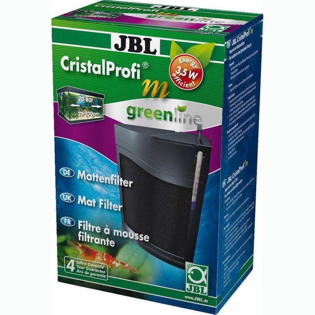 255771 - JBL CRISTALPROFI M GREENLINE 6096000, filtër mat me pompë, për akuariume 20-80 l, 1 copë