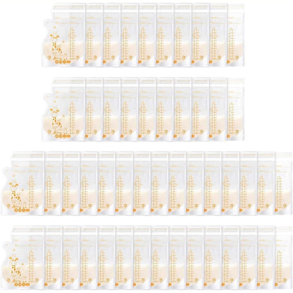318529 - ODERRA Qese për Ngrirjen e Qumështit të Gjirit 250ml, 50 copë, me vulë të dyfishtë, para-sterilizuara, grykë të integruar