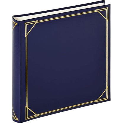 252090 - WALTHER DESIGN Album fotografik, blu, 30 x 30 cm, lëkurë artificiale me stampim, album standard MX-200-L