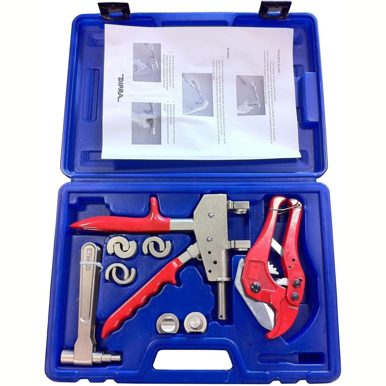 292265 - DIPRA Set pincash për aksesorë rrëshqitës PER - Pinca rrëshqitëse 25 mm, hapëse 12-25 mm, prerëse tubash, 3 përshtatës 16/12/2020