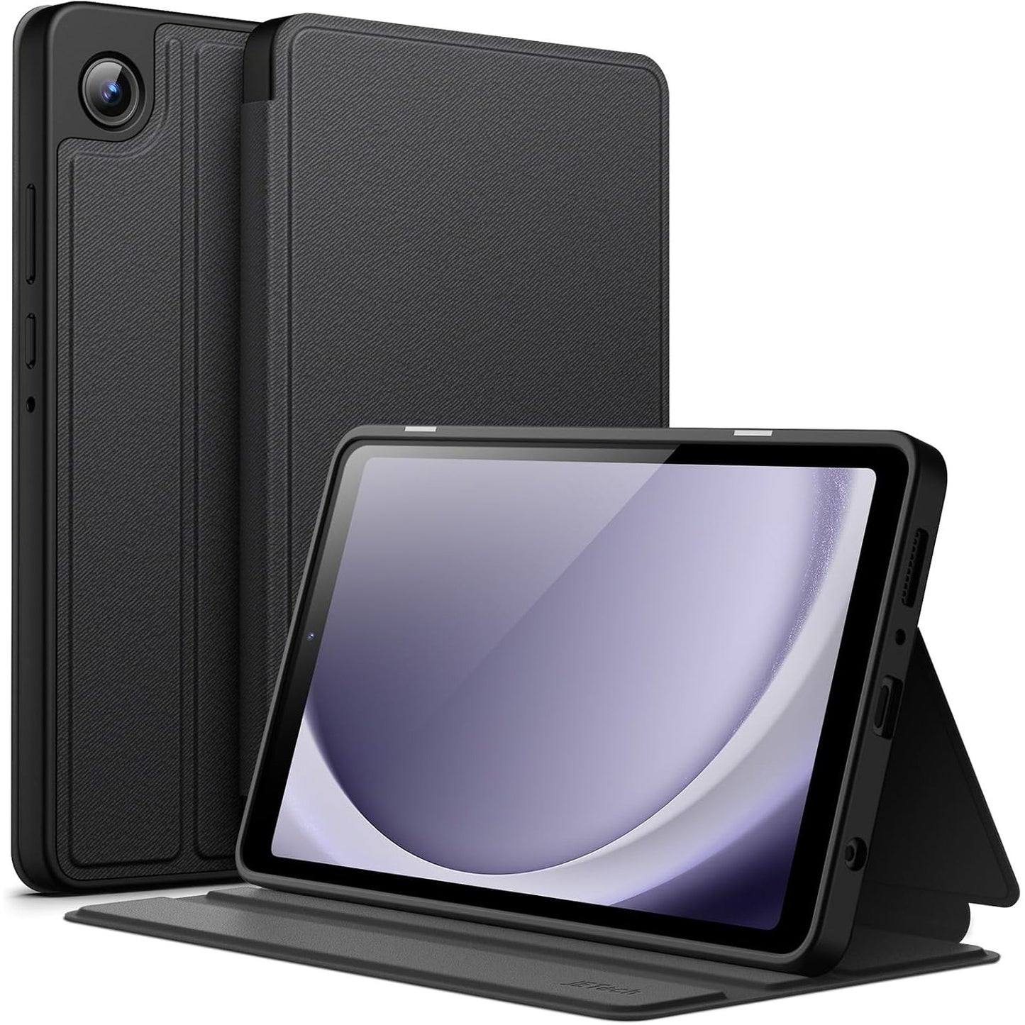 274217 - JETech Mbrojtëse për Samsung Galaxy Tab A11, e hollë me folio, shikim në shumë kënde, e zezë