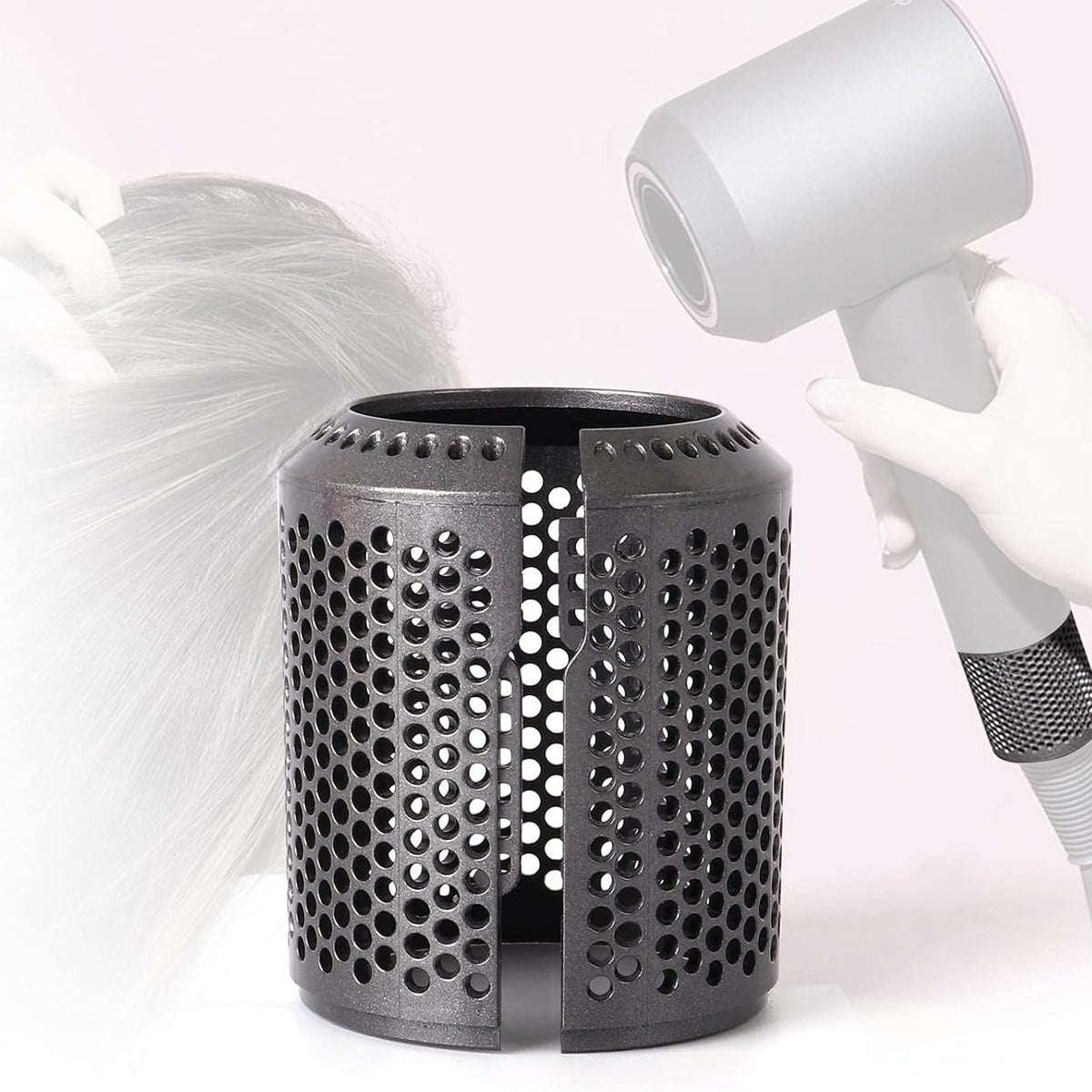 312435 - FILTËR ZËVENDËSUES për Tharëse Flokësh për Dyson Supersonic HD01 HD03 HD08, Gri Metalik