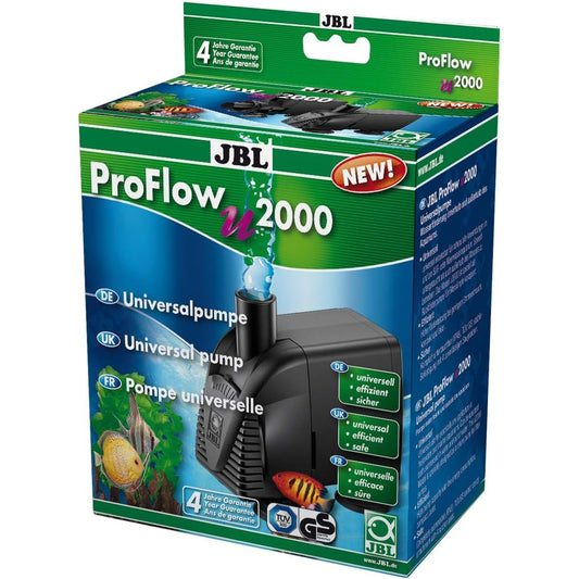 231135 - JBL Pompë universale ProFlow u2000 60585, 2000 l/orë për qarkullimin e ujit në akuariume dhe terrariume