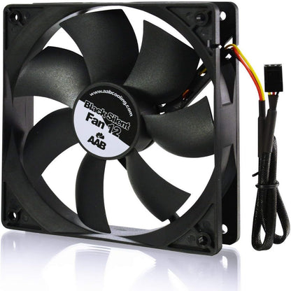 266088 - AABCOOLING Ventilator i Zi i Heshtur 12 - Ventilator 120 mm me 4 Jastëkë Anti-Vibrimi, 12V, 20.9 dB(A)