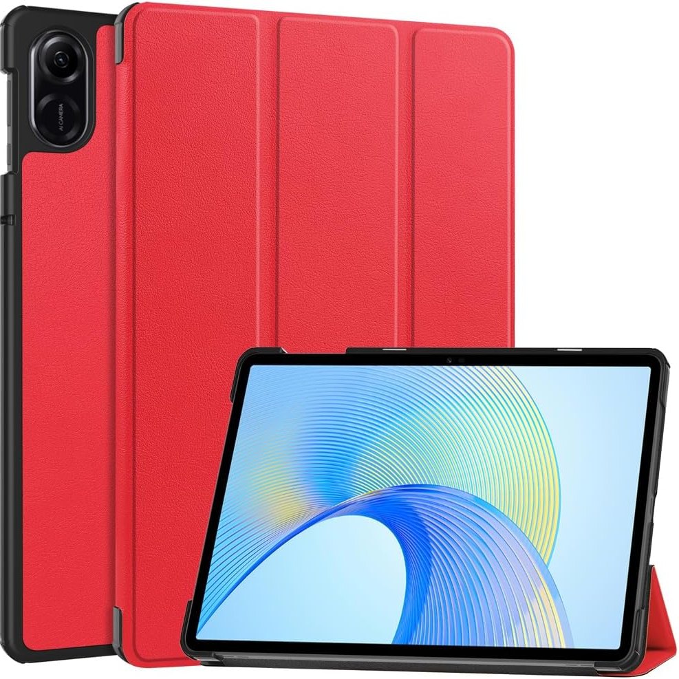 309178 - Kepuch CUSTER Mbrojtëse për Honor Pad X9, X8 Pro 11.5", Smart Pad X9, prej lëkure PU, e kuqe