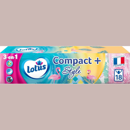 302669 - Lotus Peceta higjienike Compact+ Style x18 pako