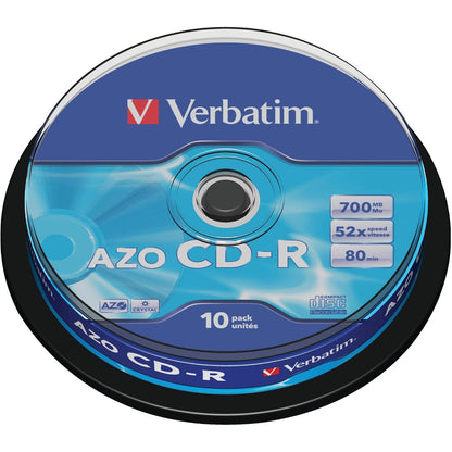 269584 - Verbatim CD-R Mbrojtje Ekstra 700 MB - Shpejtësi djegieje 52x - Mbrojtje ekstra - Jetëgjatësi e gjatë - 10 copë